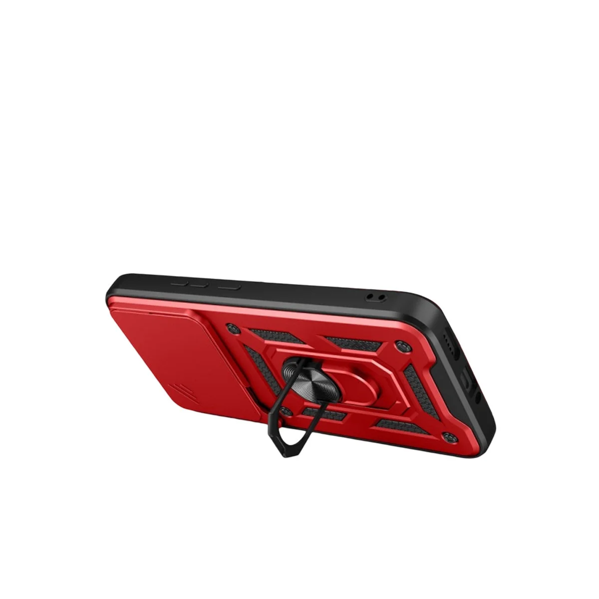 Xiaomi Mi 15t Pro Pars Lens Yüzüklü Silikon - Kırmızı Xiaomi Mi 15t Pro Pars Lens Yüzüklü Silikon - Kırmızı