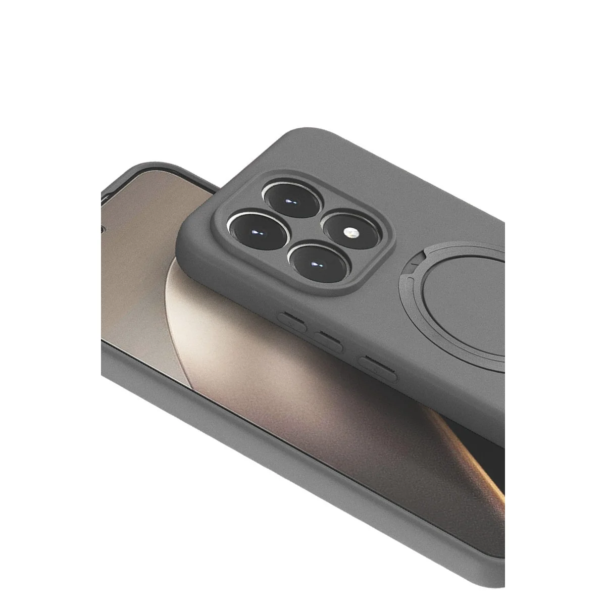 Xiaomi Mi 15t Regal Magsafe Standlı Kapak - Titan Gri