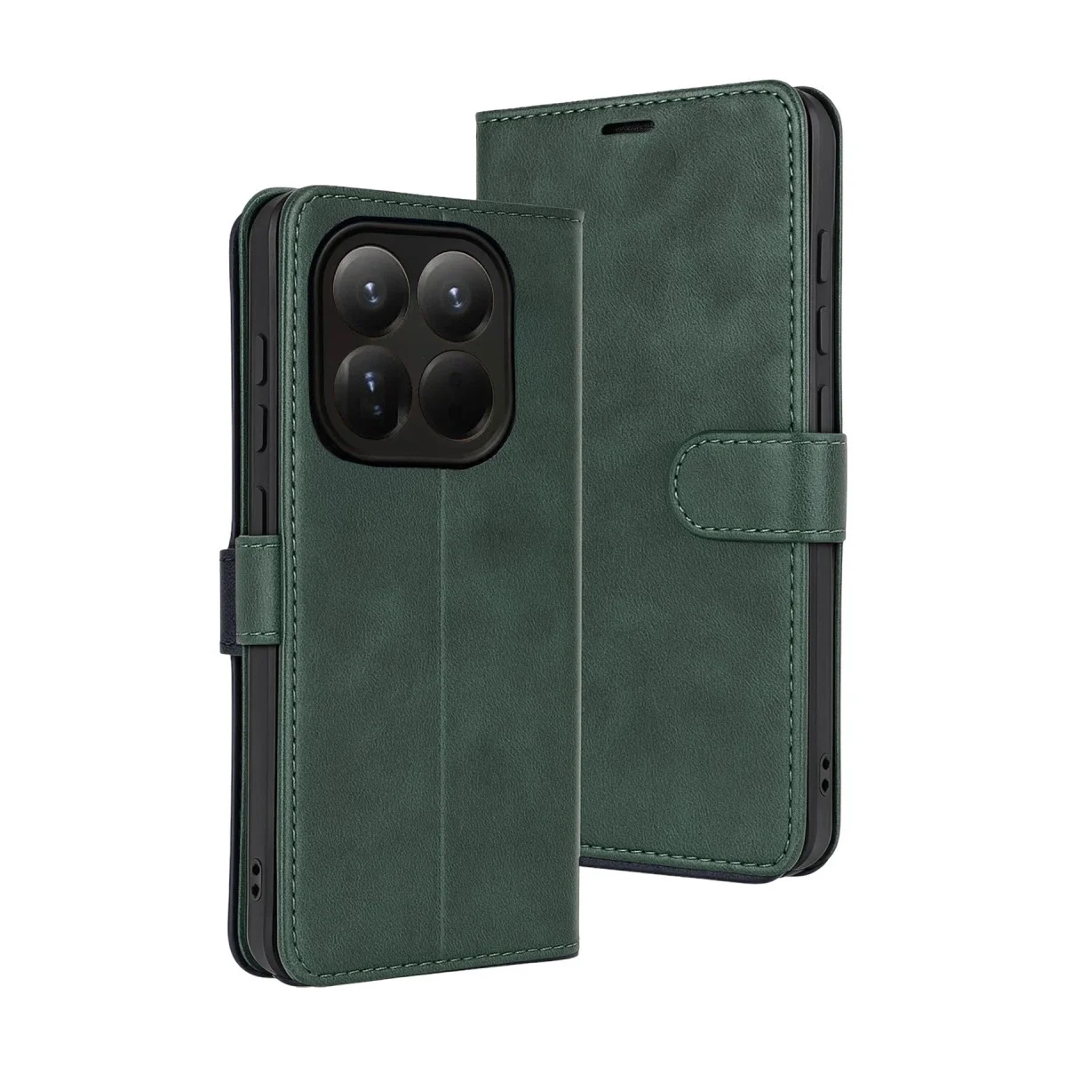 Xiaomi Mi 15t Trend S Plus Kapaklı Kılıf - Yeşil Xiaomi Mi 15t Trend S Plus Kapaklı Kılıf - Yeşil