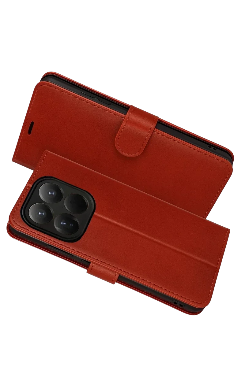 Xiaomi Mi 15T Trend S Plus Kapaklı Kılıf - Kırmızı Xiaomi Mi 15T Trend S Plus Kapaklı Kılıf - Kırmızı