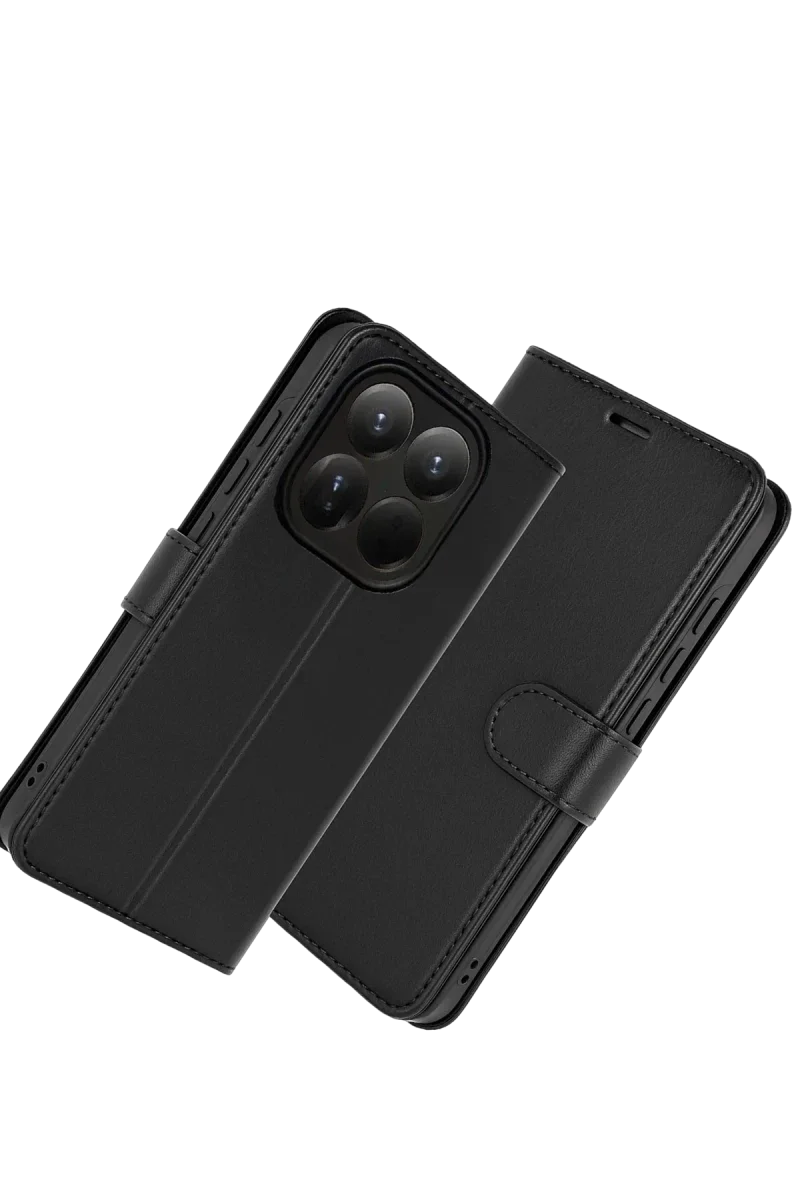 Xiaomi Mi 15T Trend S Plus Kapaklı Kılıf - Siyah
