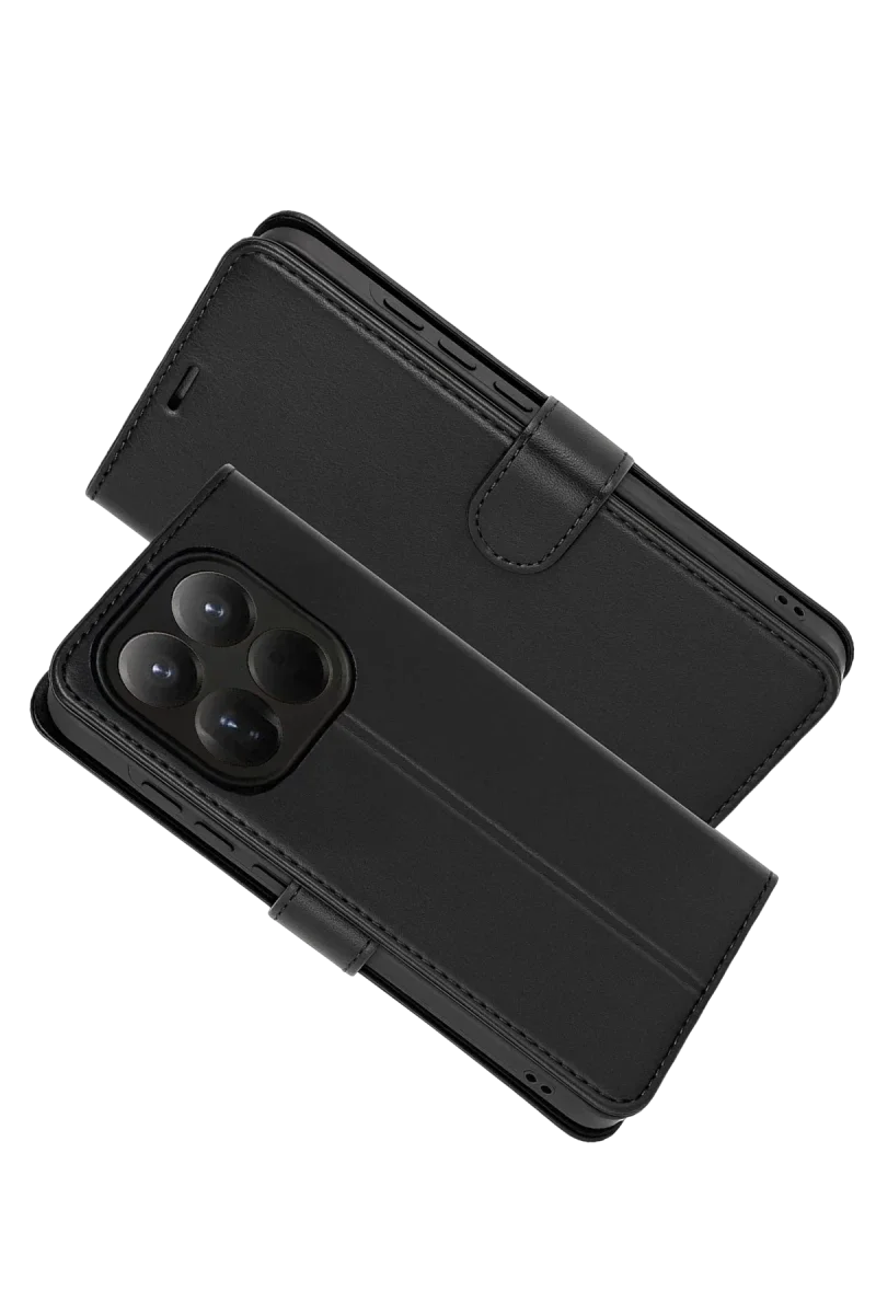 Xiaomi Mi 15T Trend S Plus Kapaklı Kılıf - Siyah