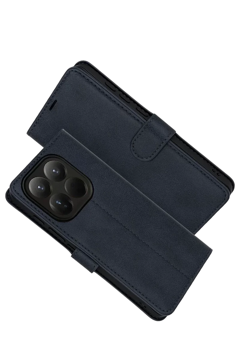 Xiaomi Mi 15T Trend S Plus Kapaklı Kılıf - Lacivert Xiaomi Mi 15T Trend S Plus Kapaklı Kılıf - Lacivert
