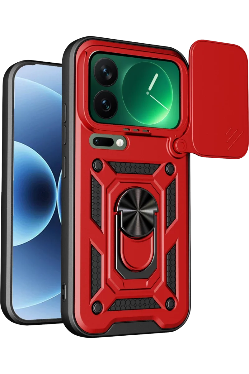 Xiaomi Mi 17 Pro Max Pars Lens Yüzüklü Silikon - Kırmızı Fiyatı, Yorumları ve Özellikleri