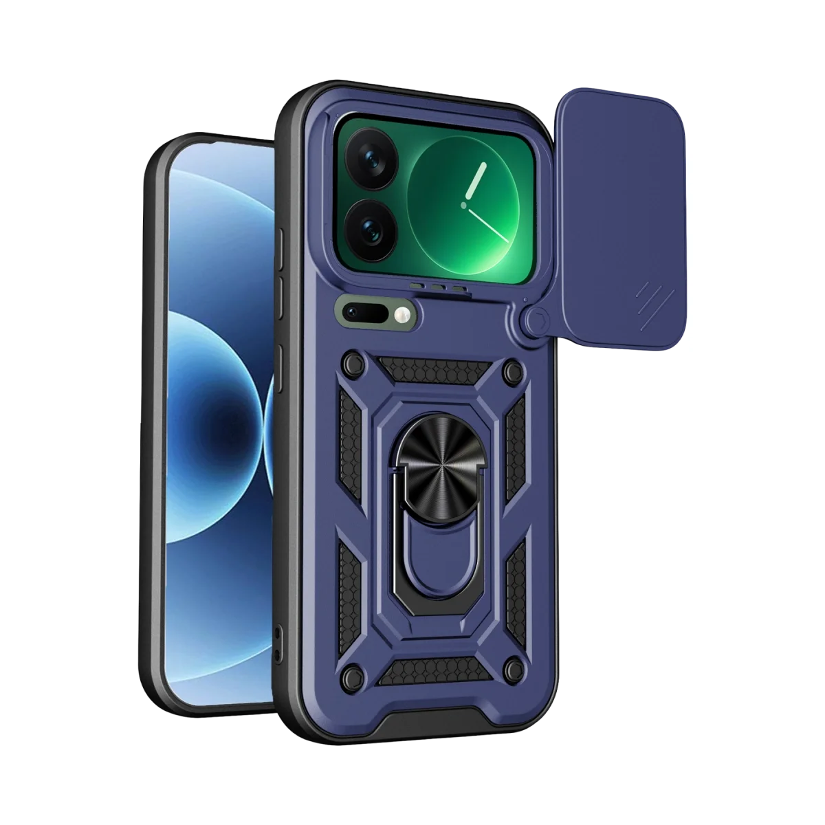 Xiaomi Mi 17 Pro Pars Lens Yüzüklü Silikon - Lacivert Xiaomi Mi 17 Pro Pars Lens Yüzüklü Silikon - Lacivert