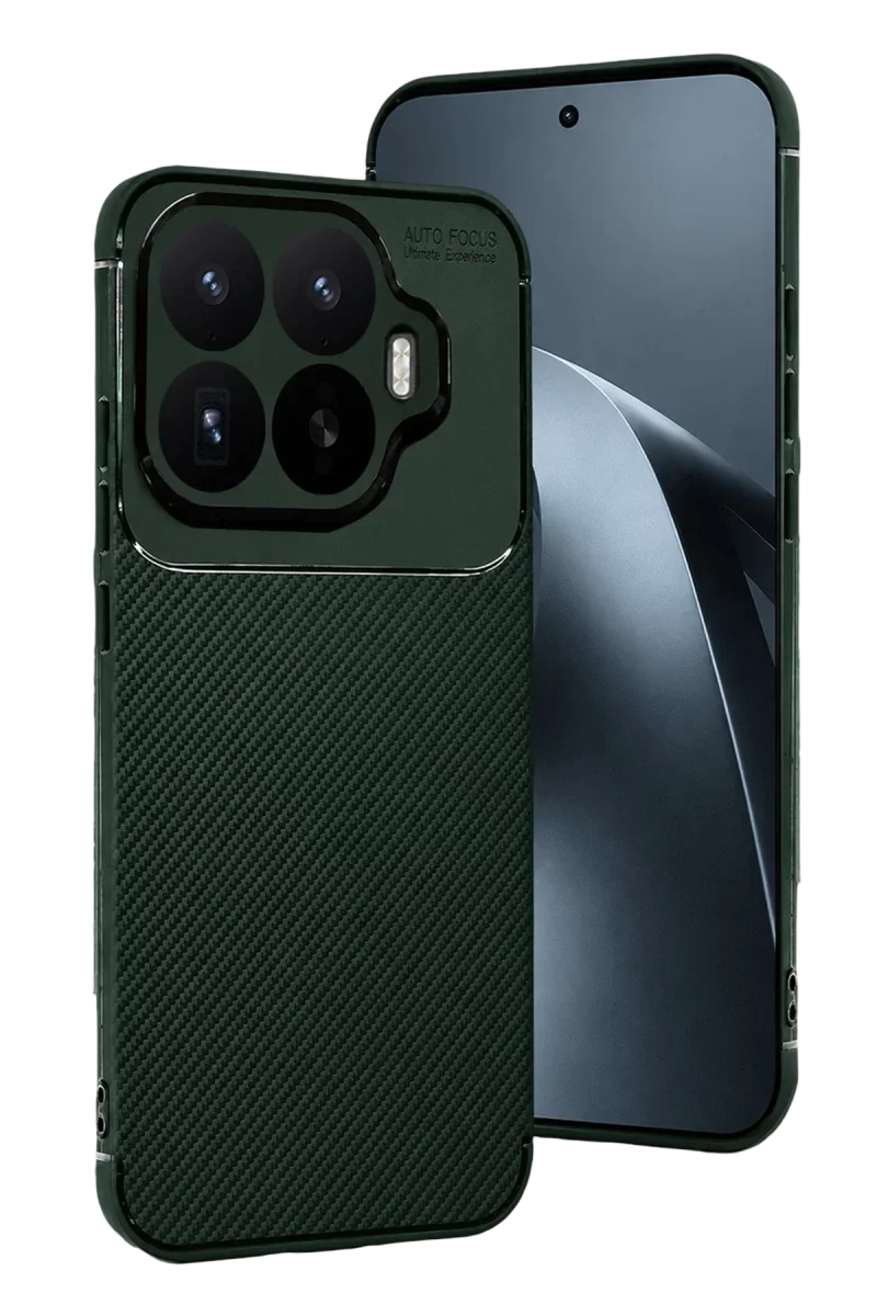 Xiaomi Mi 17T Auto Focus Karbon Kapak - Koyu Yeşil