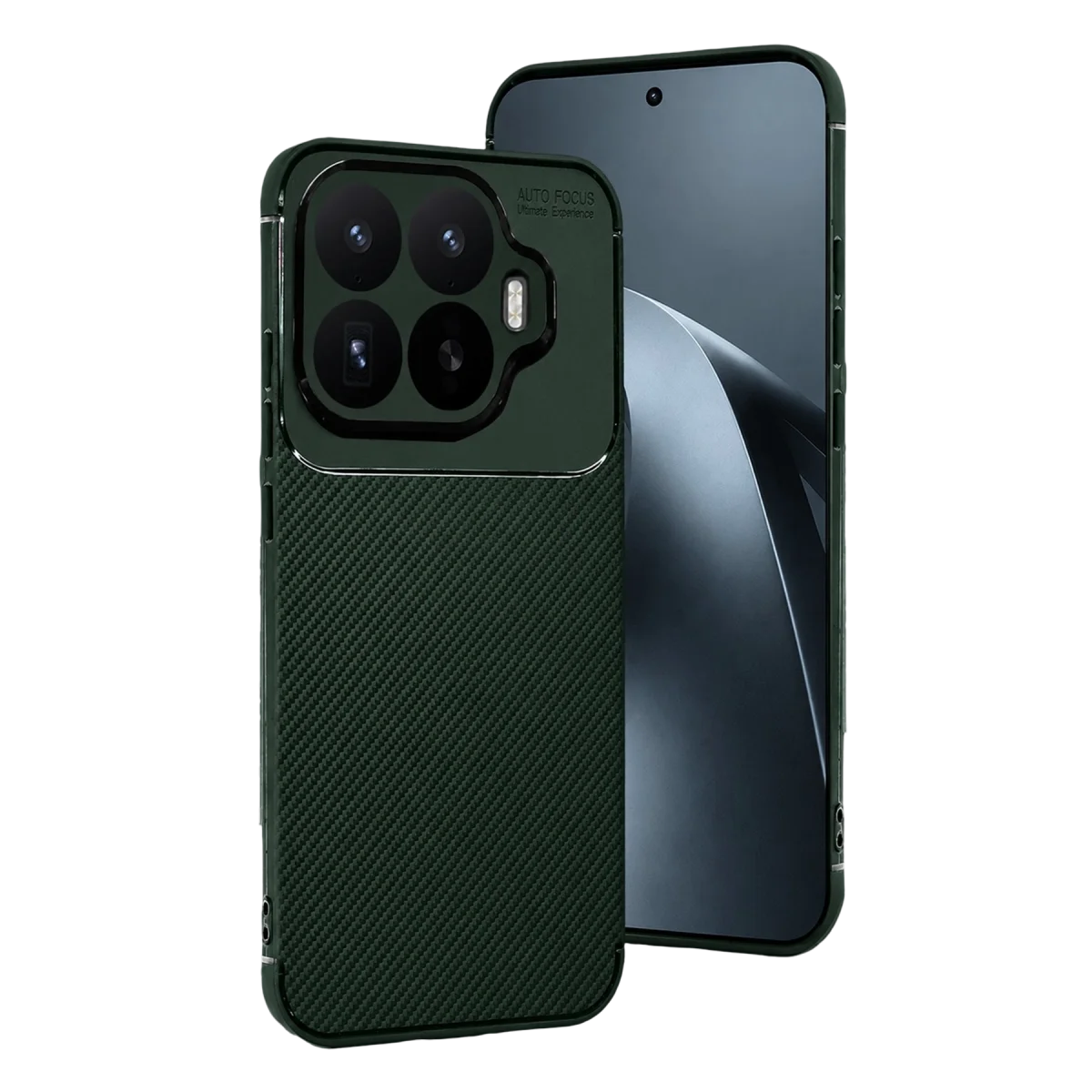 Xiaomi Mi 17t Auto Focus Karbon Kapak - Koyu Yeşil Xiaomi Mi 17t Auto Focus Karbon Kapak - Koyu Yeşil
