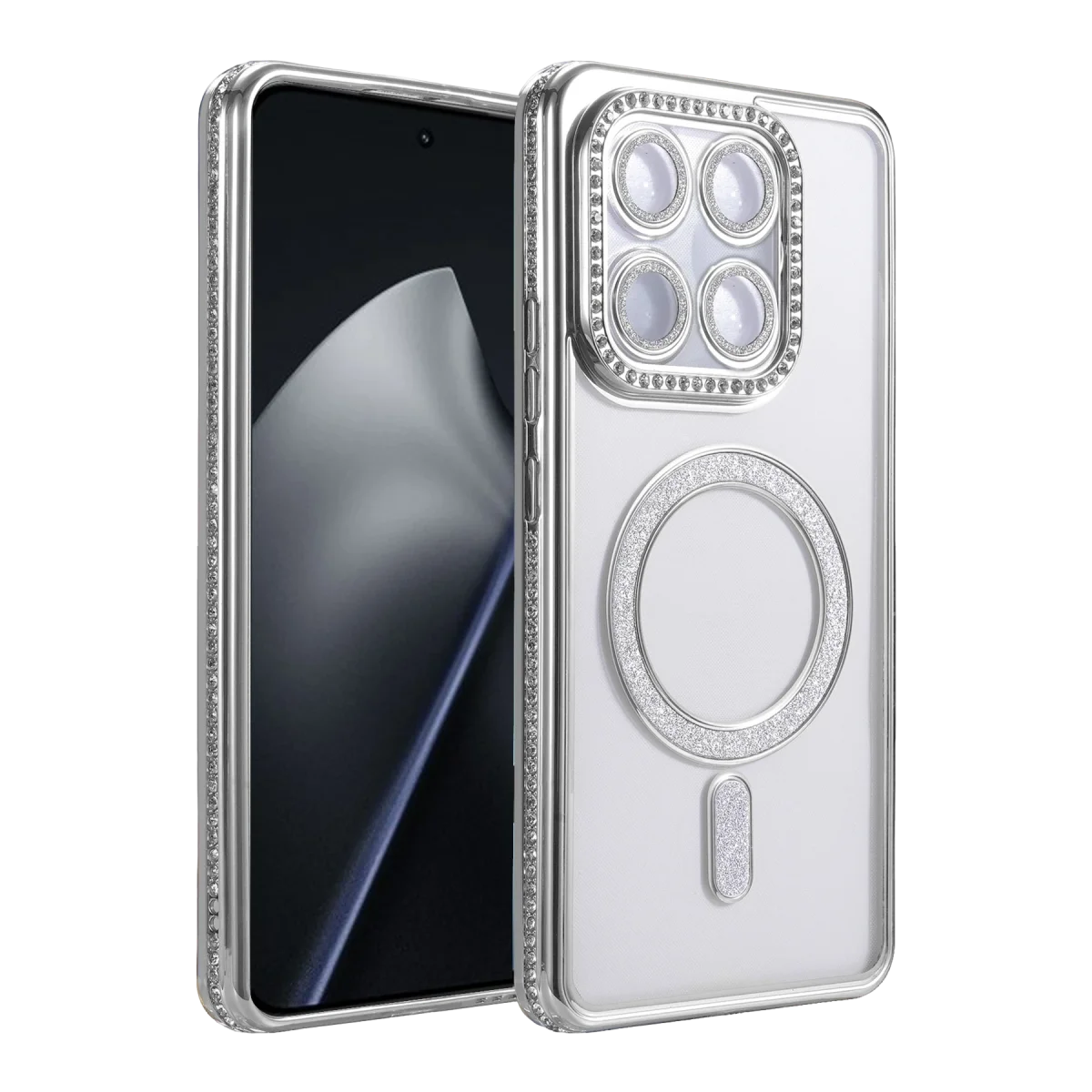 Xiaomi Mi 17T Joke Simli Magneticsafe Kılıf - Gümüş Xiaomi Mi 17T Joke Simli Magneticsafe Kılıf - Gümüş