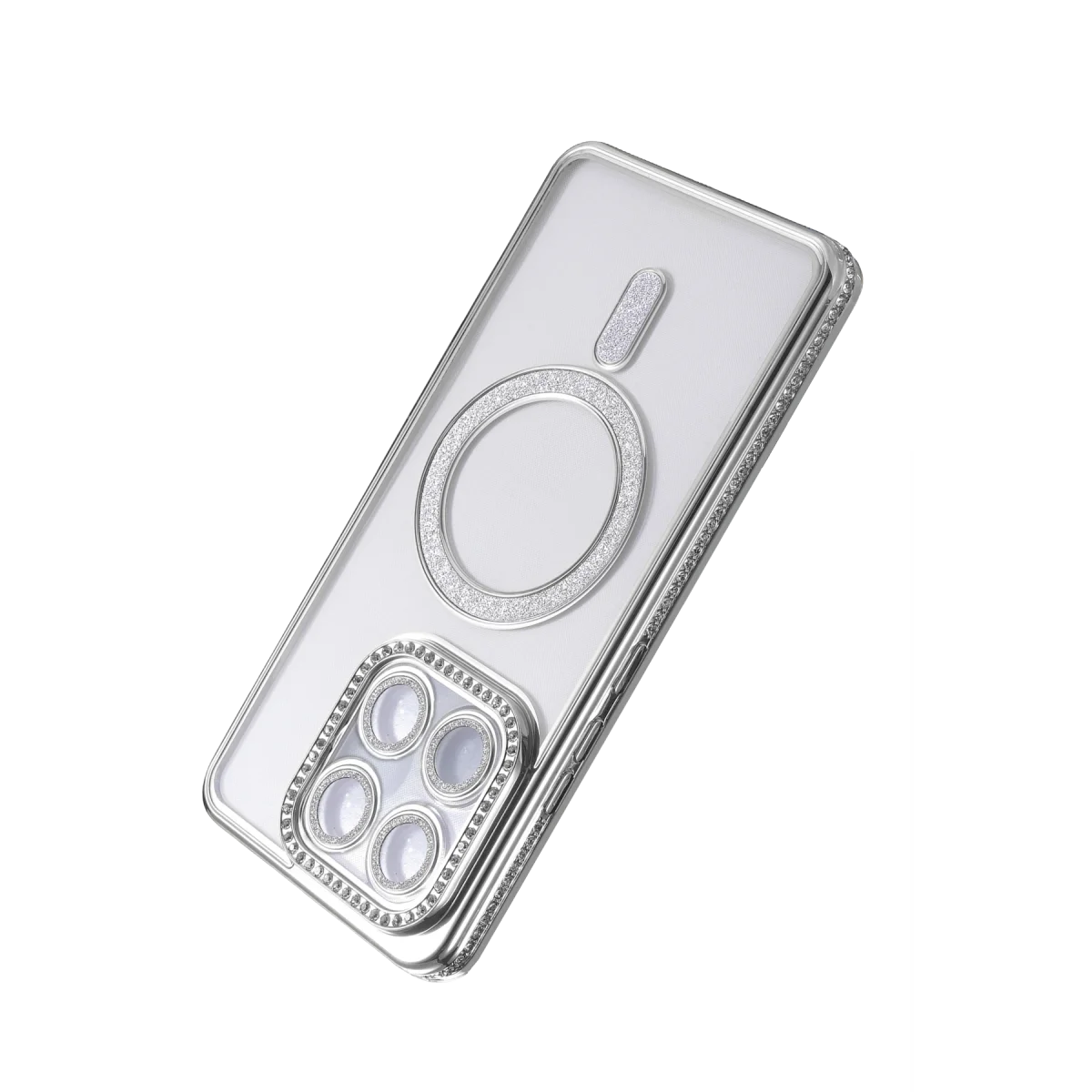 Xiaomi Mi 17T Joke Simli Magneticsafe Kılıf - Gümüş Xiaomi Mi 17T Joke Simli Magneticsafe Kılıf - Gümüş