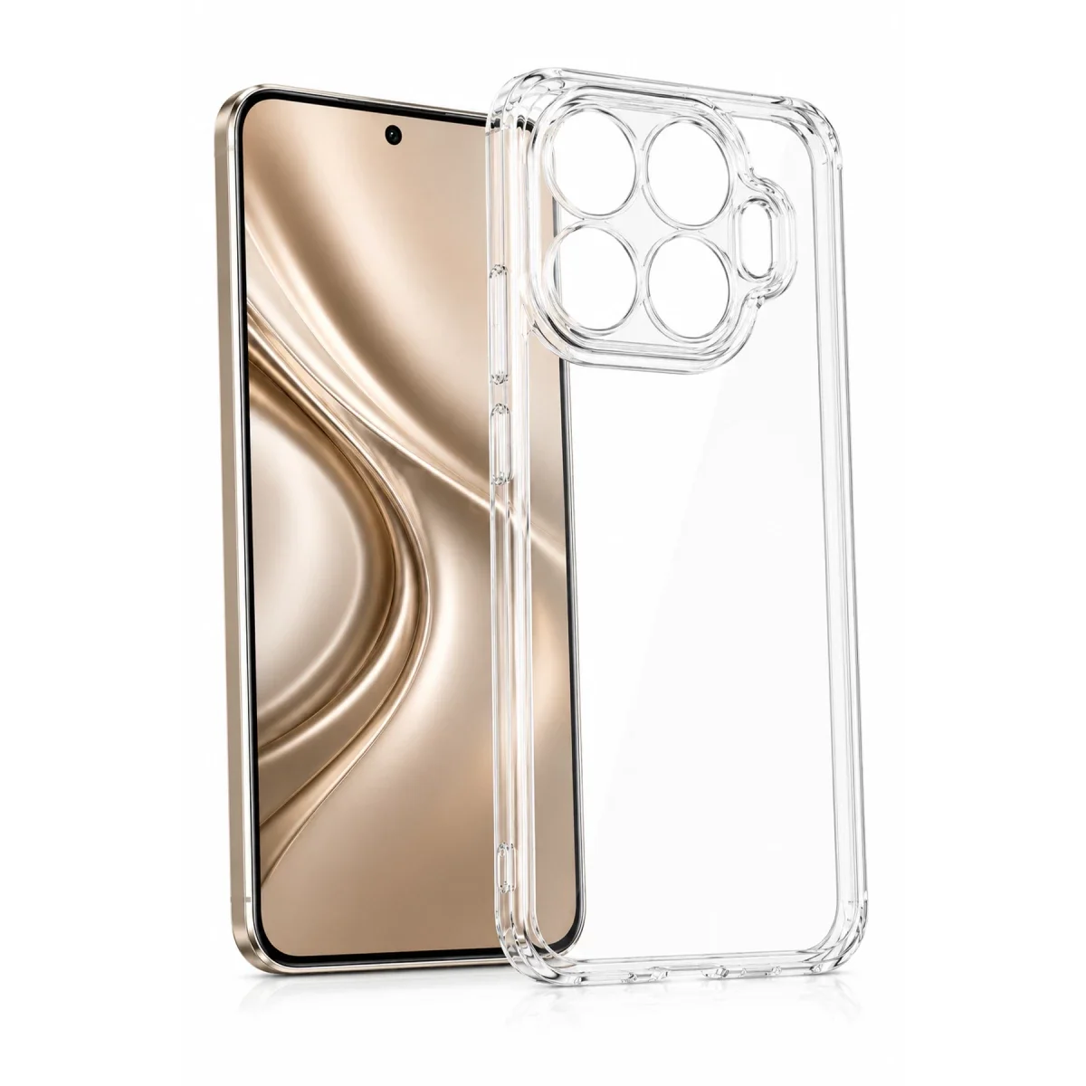 Xiaomi Mi 17T Lüx Şeffaf Silikon - Şeffaf