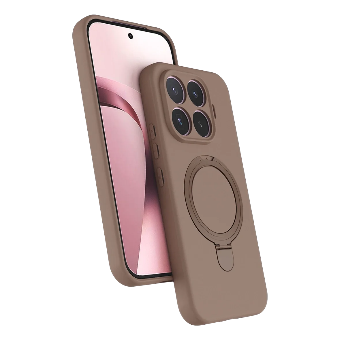 Xiaomi Mi 17t Pro Regal Magsafe Standlı Kapak - Çöl Titanyum Xiaomi Mi 17t Pro Regal Magsafe Standlı Kapak - Çöl Titanyum