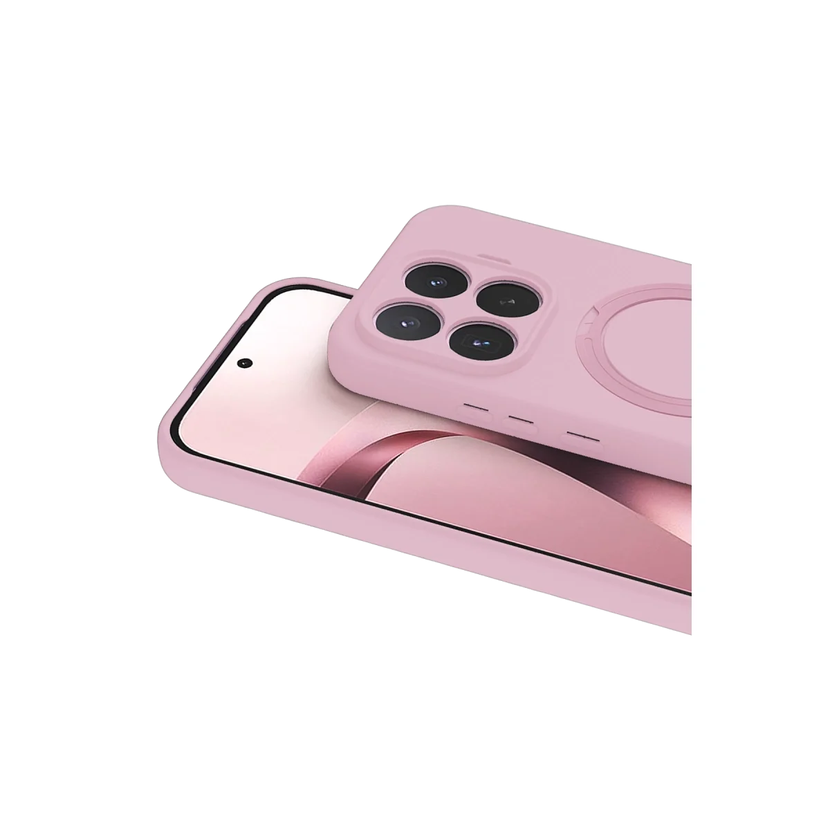 Xiaomi Mi 17t Pro Regal Magsafe Standlı Kapak - Açık Pembe