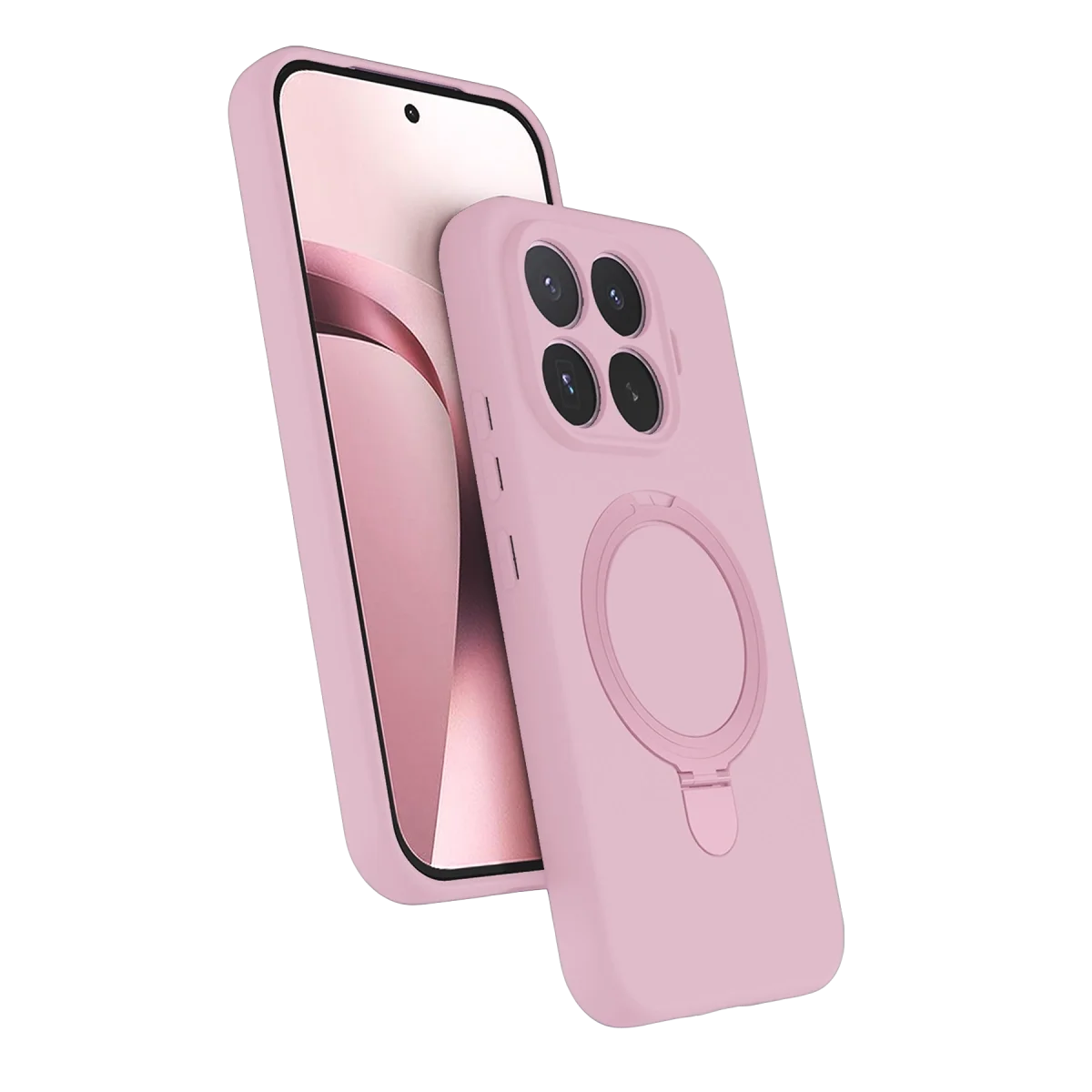 Xiaomi Mi 17t Pro Regal Magsafe Standlı Kapak - Açık Pembe
