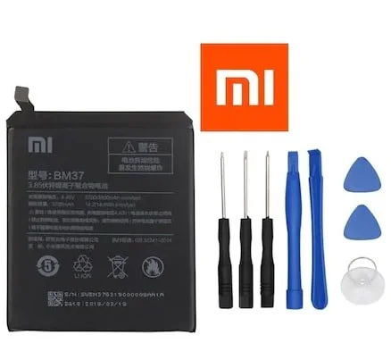 Xiaomi Mi 5S Plus Pil Batarya BM37 ve Tamir Seti %100 Xiaomi Mi 5S Plus Pil Batarya BM37 ve Tamir Seti %100