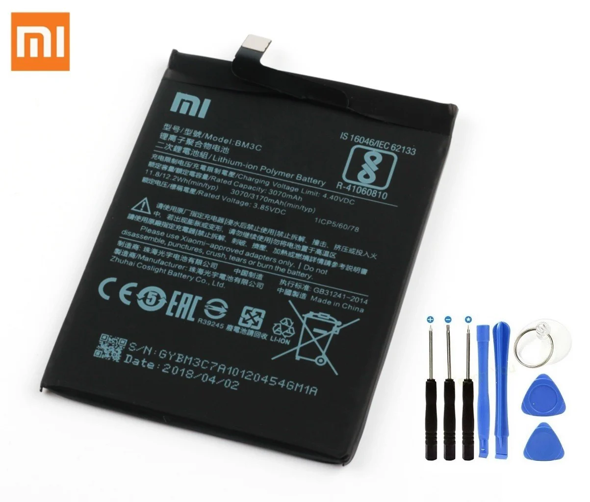 Xiaomi Mi 7 Batarya Pil Bm3c + Tamir Seti 3070 Mah