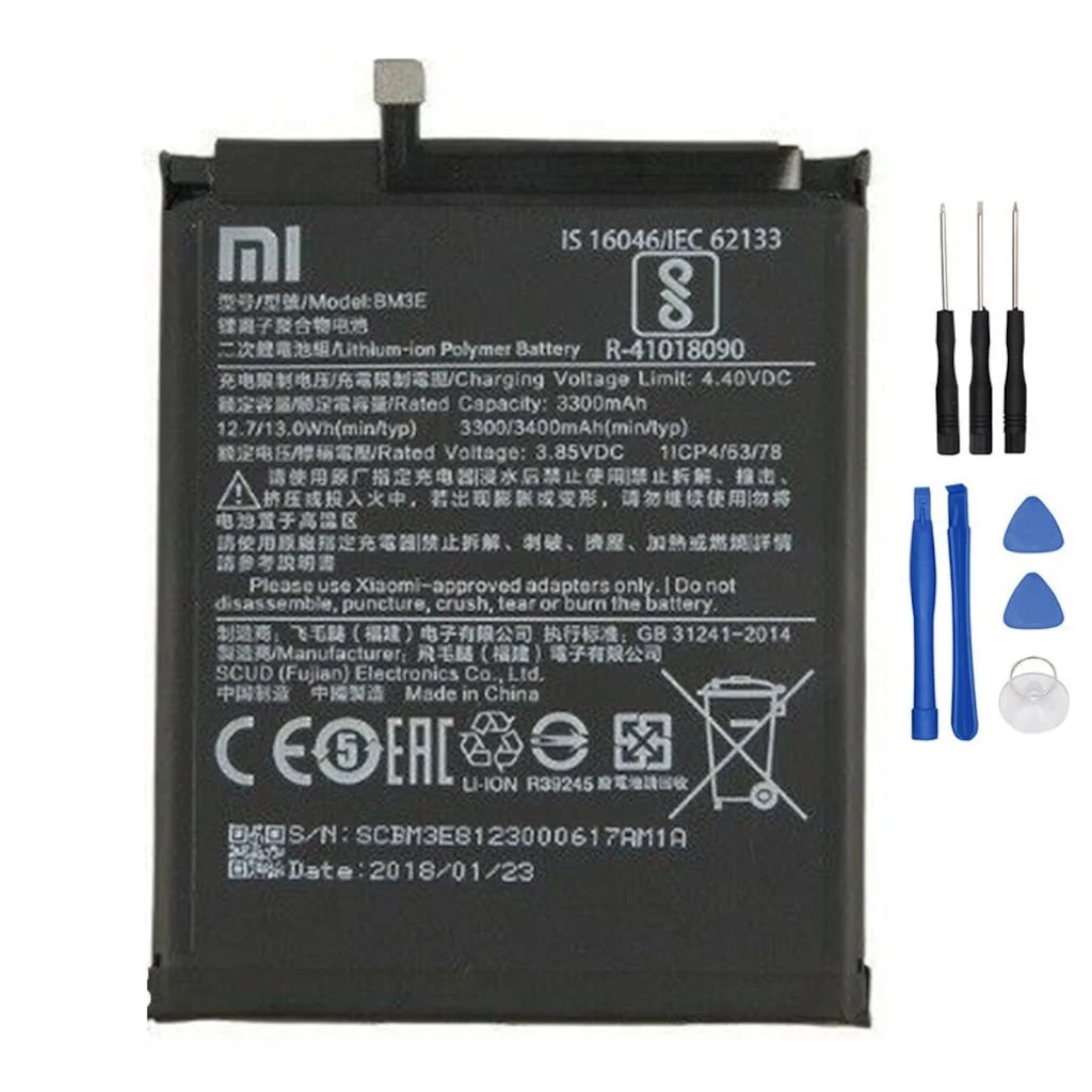 Xiaomi Mi 8 / Mi 8 Pro Pil Batarya ve Tamir Seti Bm3E