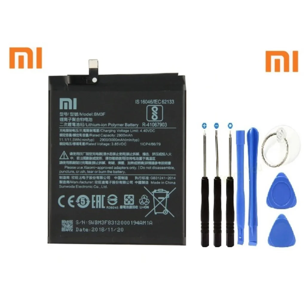 Xiaomi Mi 8 Screen Bm3F Batarya Pil ve Tamir Seti Xiaomi Mi 8 Screen Bm3F Batarya Pil ve Tamir Seti