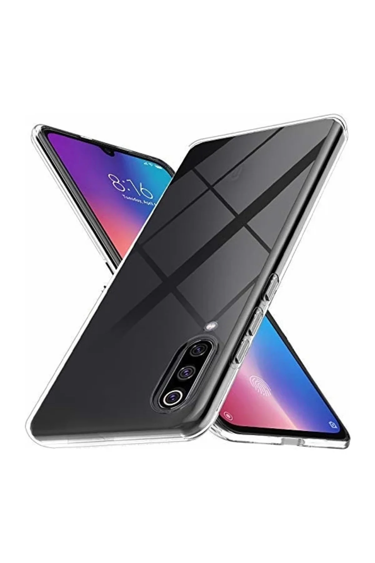 Xiaomi Mi 9 2.0 MM Korumalı Şeffaf Silikon Kılıf