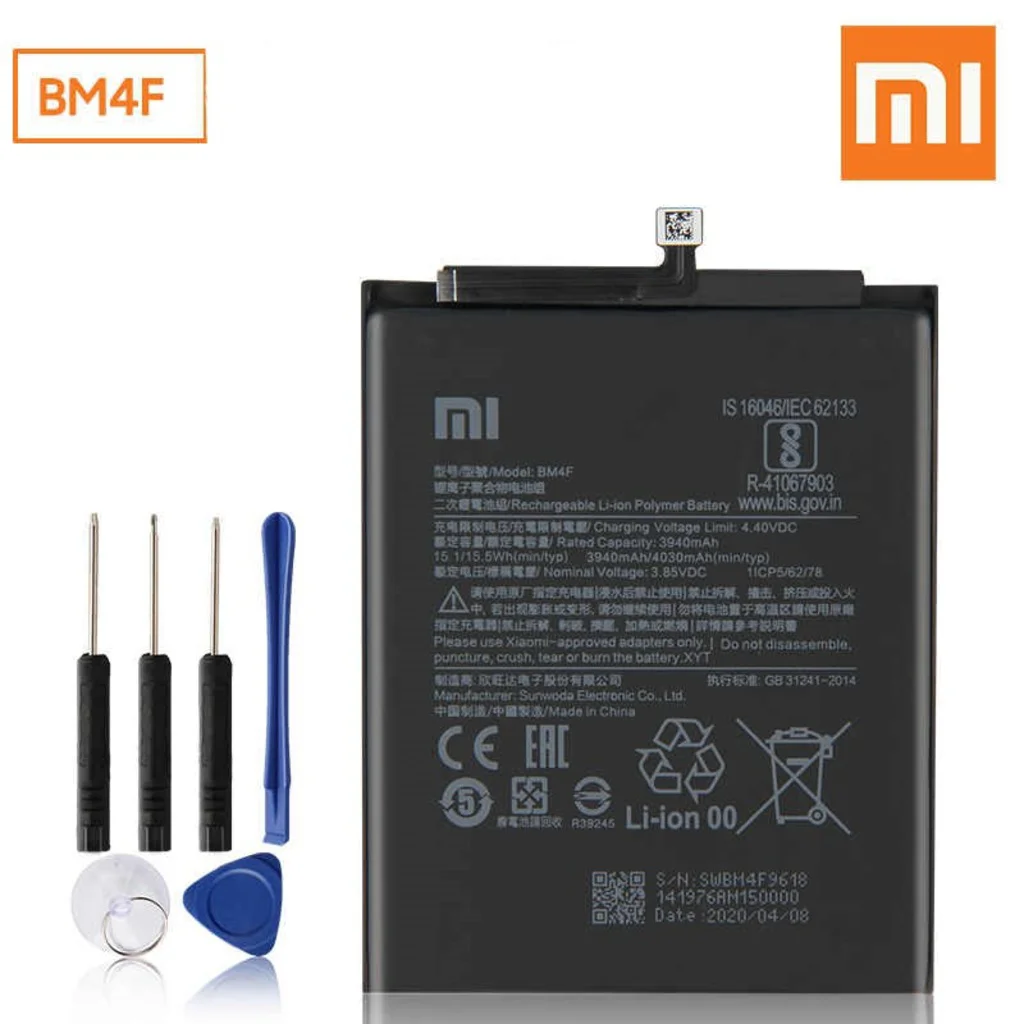 Xiaomi Mi 9 Lite - Mi A3 Bm4F Batarya Pil + Tamir Seti
