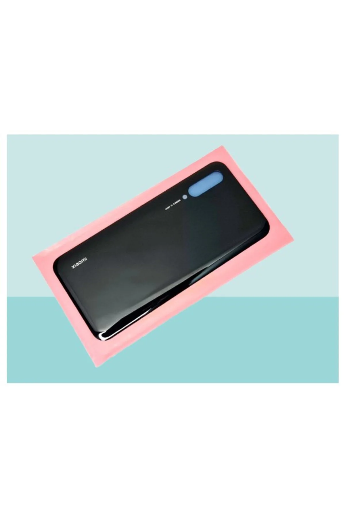 Xiaomi Mi 9 LİTE Uyumlu Arka Kapak Batarya Kapağı Siyah