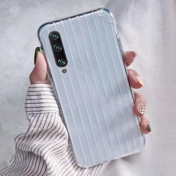 Xiaomi Mi 9 Pro Silikon Kılıf - Darbeye Dayanıklı Şeffaf Trunk Lines