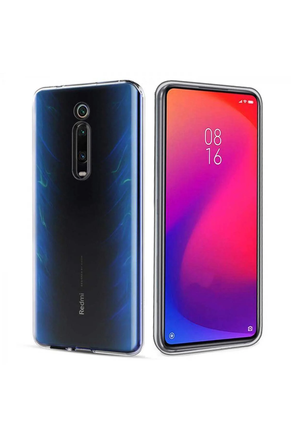 Xiaomi Mi 9T Ultra İnce Silikon Kılıf Şeffaf