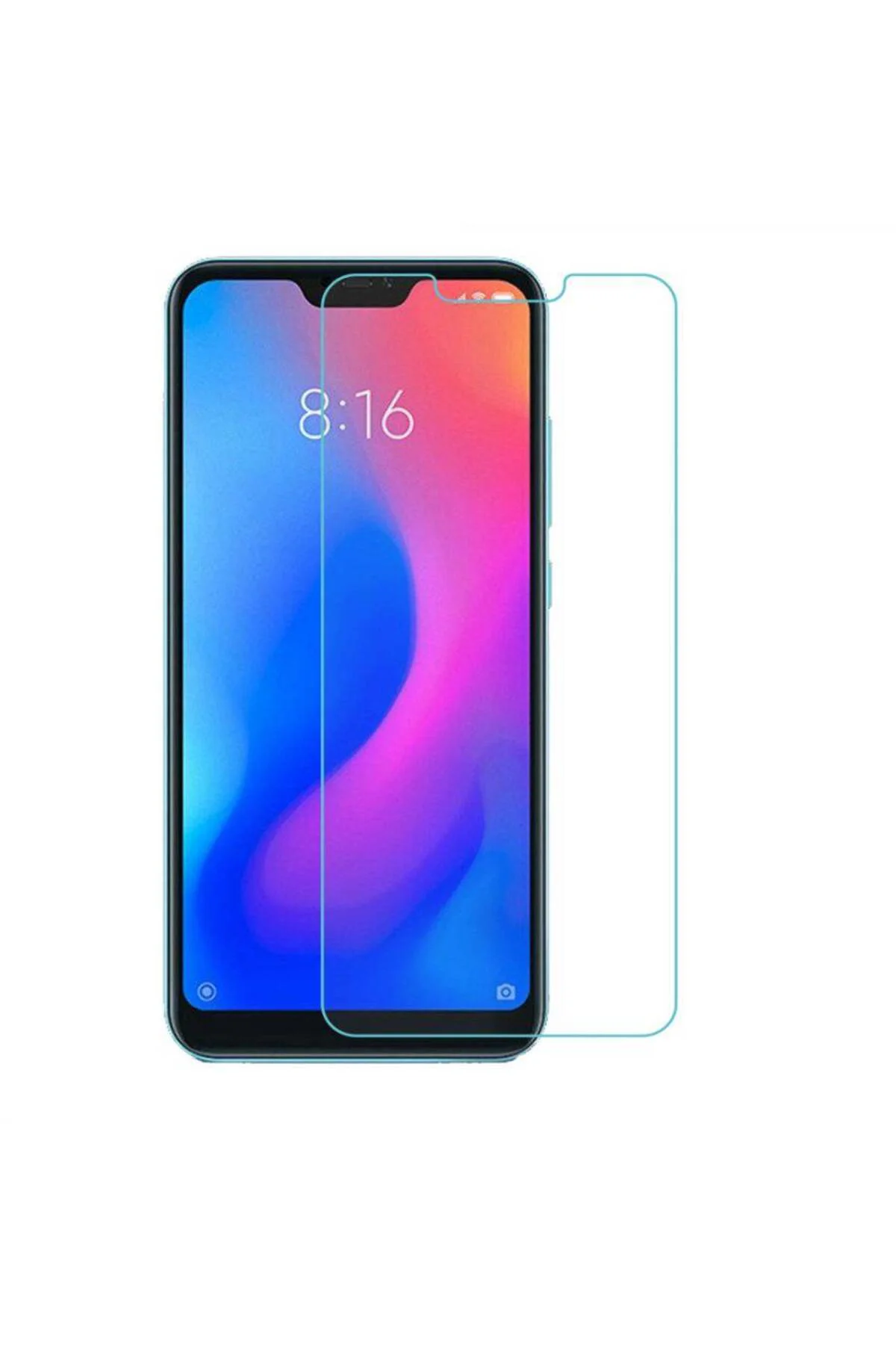Xiaomi Mi A2 Lite Standart Kırılmaz Cam
