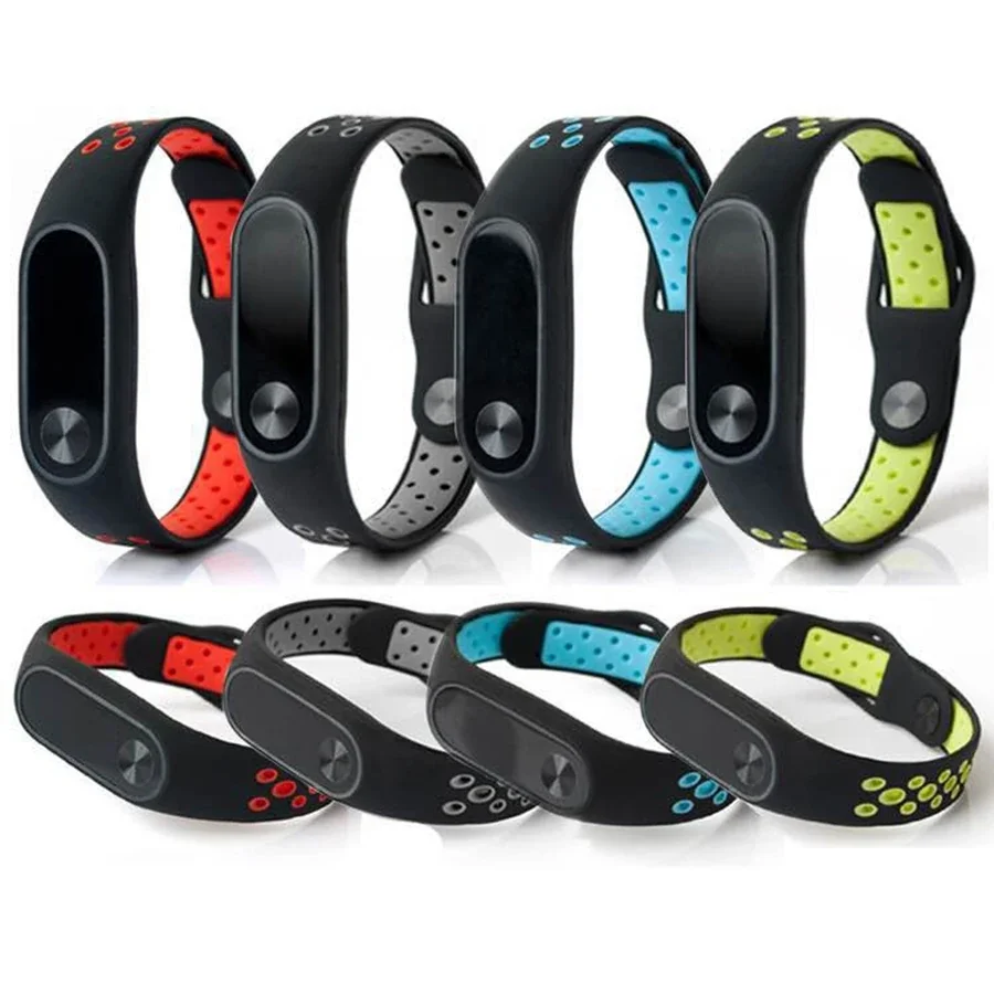 Xiaomi Mi Band 2 Nike Stil Soft Silikon Kayış - Suya Dayanıklı, Şık ve Ekolojik
