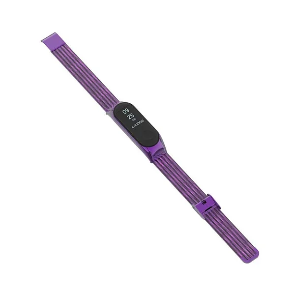 Xiaomi Mi Band 3 Çelik Toka Kayış Kordon - Lüx 5775 Akıllı Saat Aksesuarı