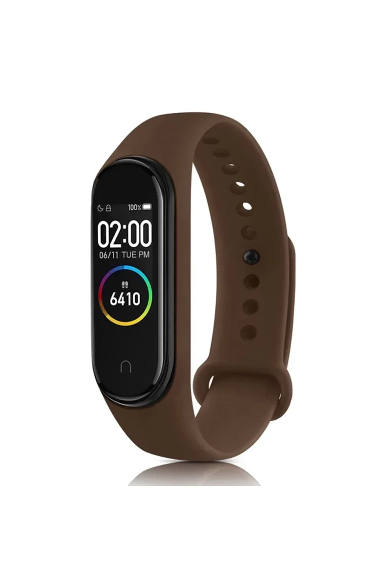 Xiaomi Mi Band 4 Klasik Kordon - Kahverengi Xiaomi Mi Band 4 Klasik Kordon - Kahverengi