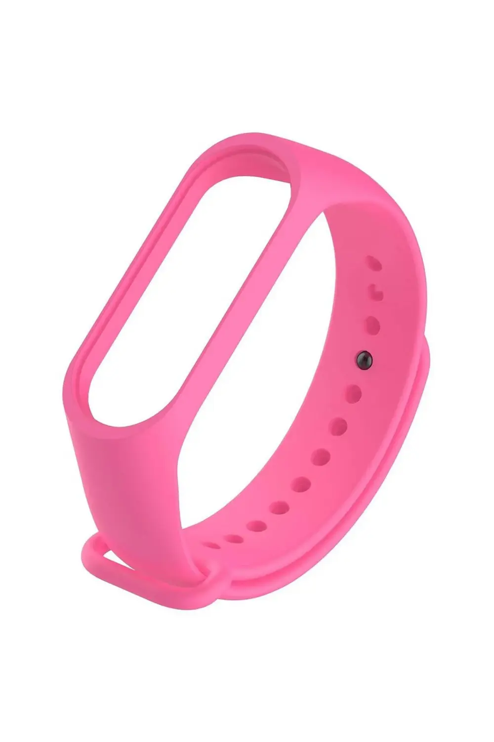 Xiaomi Mi Band 5 Silikon Kordon Koyu Pembe