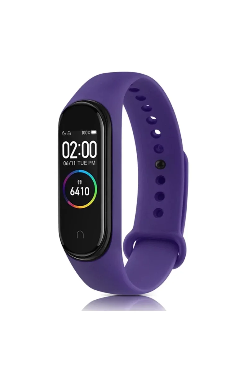 Xiaomi Mi Band 6 Klasik Kordon - Mor Xiaomi Mi Band 6 Klasik Kordon - Mor