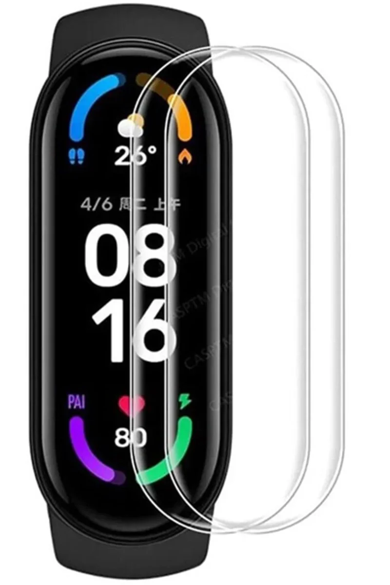 Xiaomi Mi Band 7 Polymer Nano Ekran Koruyucu - Şeffaf Xiaomi Mi Band 7 Polymer Nano Ekran Koruyucu - Şeffaf