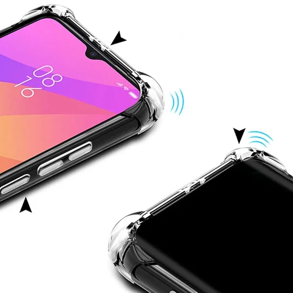 Xiaomi Mi CC9/Mi 9 Lite Anti-Drop Darbe Emici Silikon Kılıf - Ultra Koruma