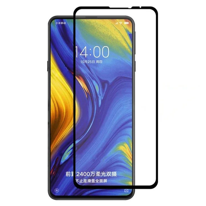 Xiaomi Mi Mix 3 Full Glue Full Kaplama Tempered Cam Ekran Koruyucu-1852