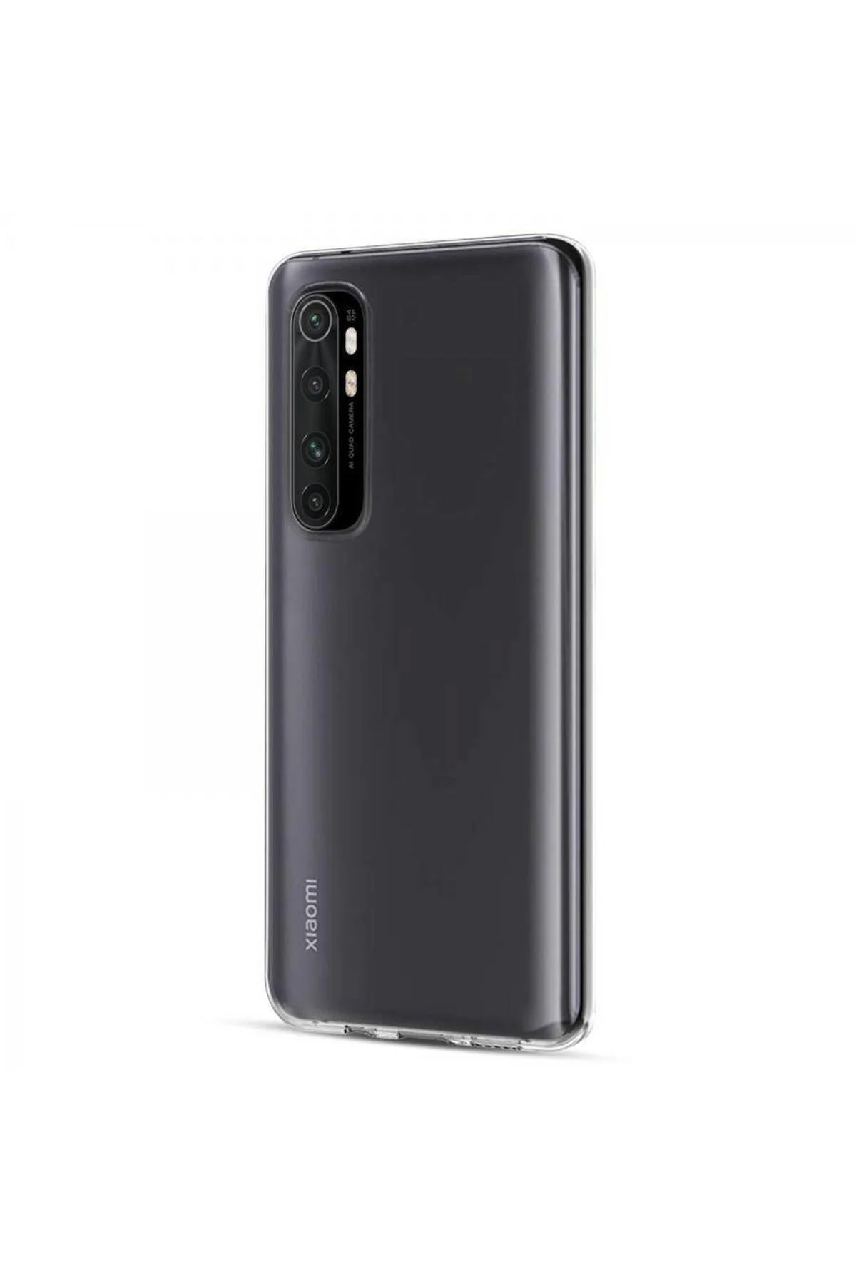 Xiaomi Mi Note 10 Lite 2.0 MM Korumalı Silikon Kılıf Şeffaf