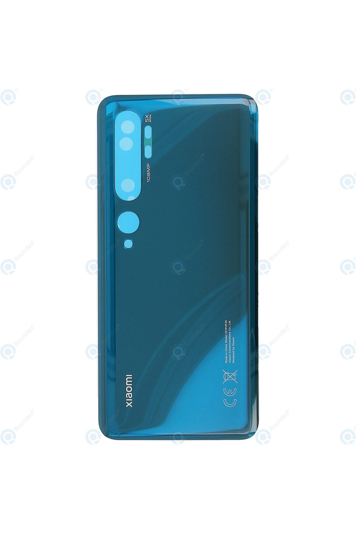 Xiaomi Mi Note 10 Pro Arka Pil Kapağı, Lens Hariç Mavi