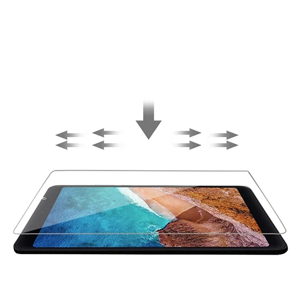 Xiaomi Mi Pad 4 Kırılmaz Cam Ekran Koruyucu - Ally Magic Glass, 8-9H Sertlik, Çizilmeye Karşı Mükemmel Korum