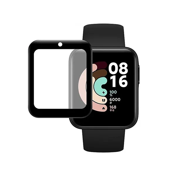Xiaomi Mi Watch Lite 3D Full Kavisli PMMA Cam Ekran Koruyucu – Çizilmez Kırılmaz