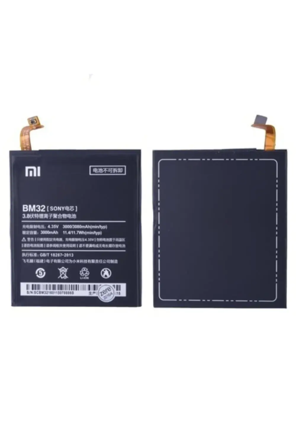 Xiaomi Mi4 Pil Batarya Bm32 3080mah
