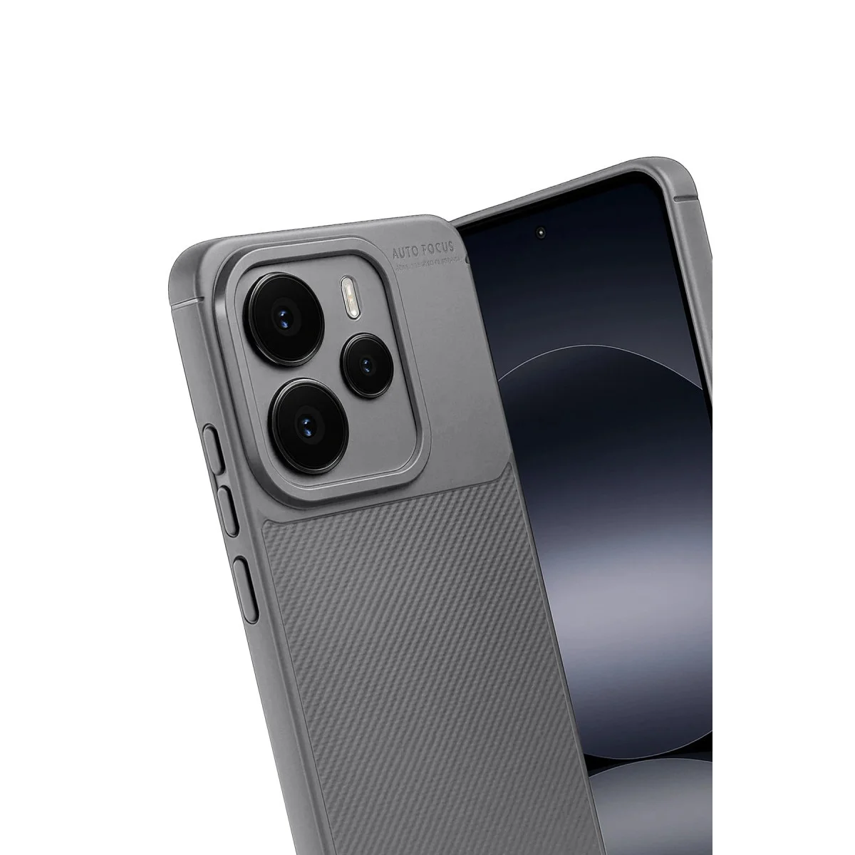 Xiaomi Note 14 5g Auto Focus Karbon Kapak - Gri Xiaomi Note 14 5g Auto Focus Karbon Kapak - Gri