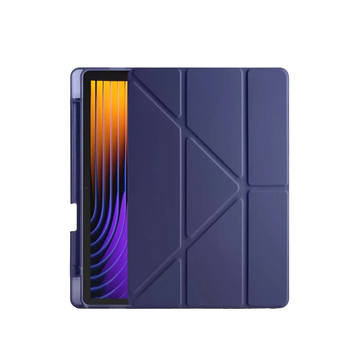 Xiaomi Pad 7 Pro Kılıf Kalemlikli Mars Tablet Kılıfı - Lacivert