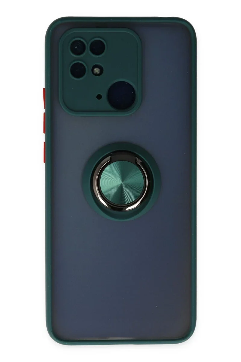 Xiaomi Poco C40 Kılıf Montreal Yüzüklü Silikon Kapak - Yeşil Fiyatı, Yorumları ve Özellikleri