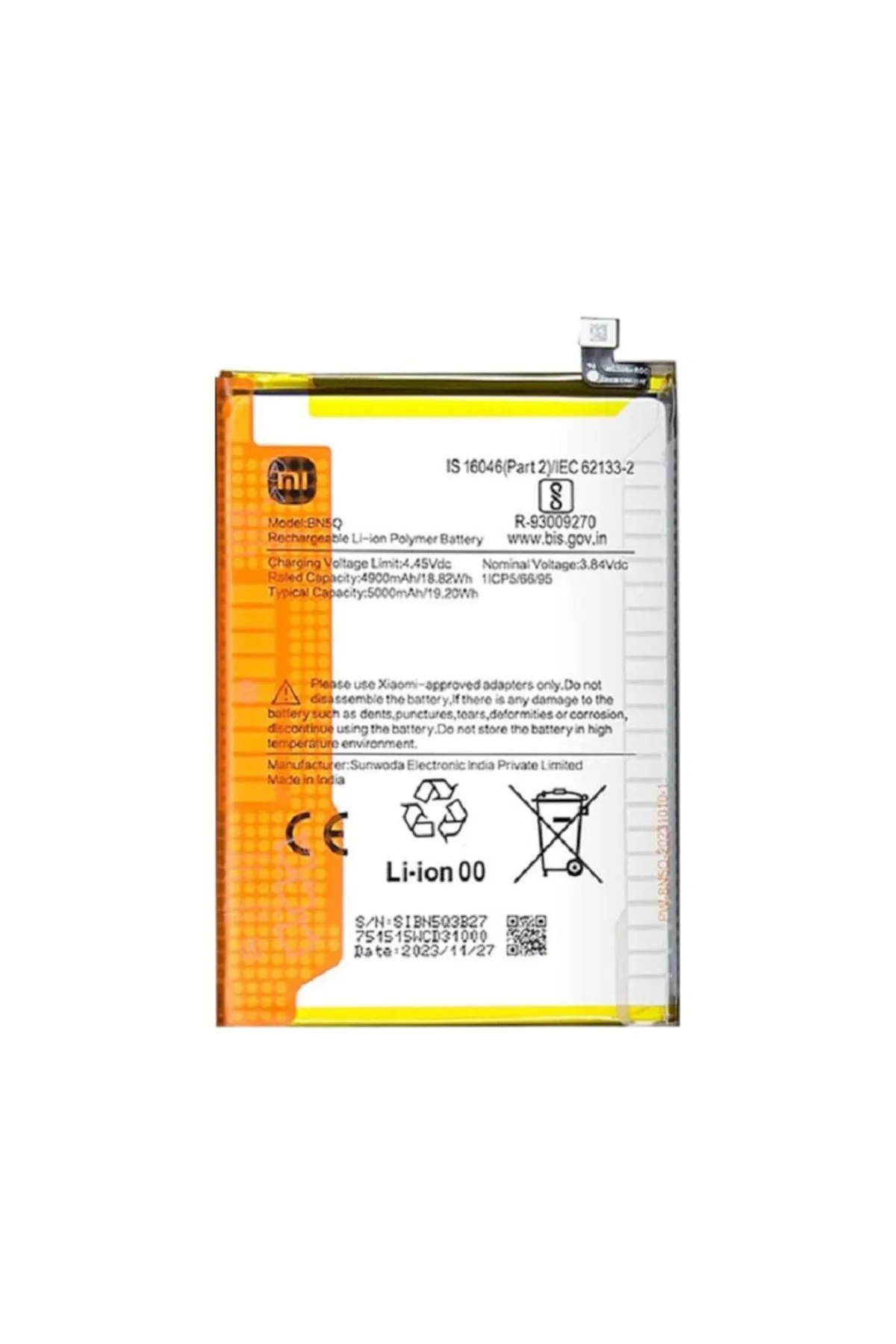 Xiaomi Poco C65 Pil Batarya Bn5q