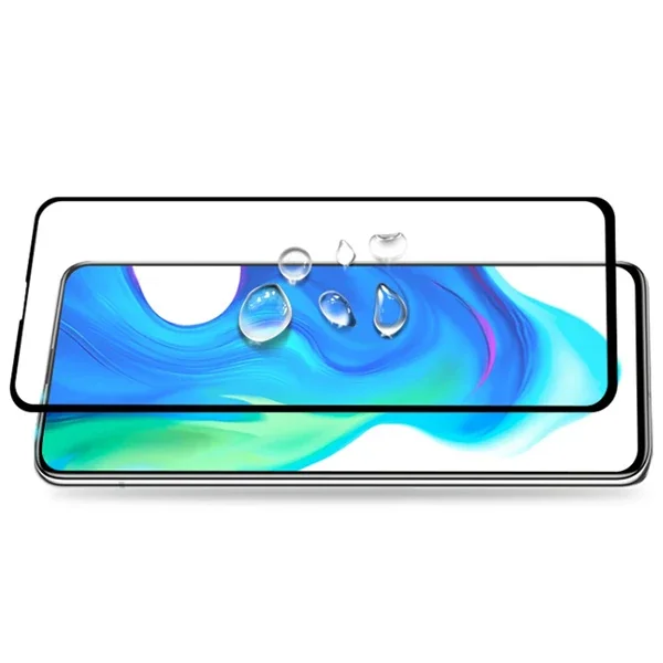 Xiaomi Poco F2 Pro 3D Full Glue 9H Temper Cam Ekran Koruyucu – Darbeye Dayanıklı, Parmak İzi Karşıtı