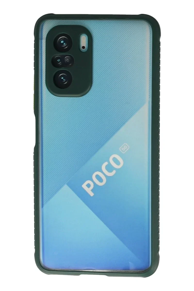 Xiaomi Poco F3 Kılıf Miami Şeffaf Silikon - Koyu Yeşil Fiyatı, Yorumları ve Özellikleri