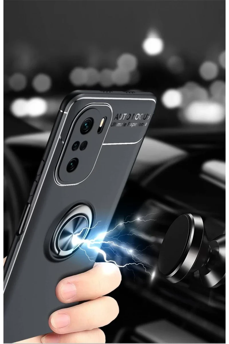 Xiaomi Poco F3 Kılıf Range Yüzüklü Silikon - Kırmızı Fiyatı, Yorumları ve Özellikleri