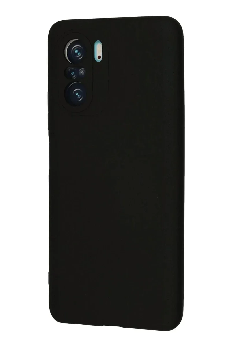 Xiaomi Poco F3 Kılıf Nano içi Kadife Silikon - Siyah Xiaomi Poco F3 Kılıf Nano içi Kadife Silikon - Siyah