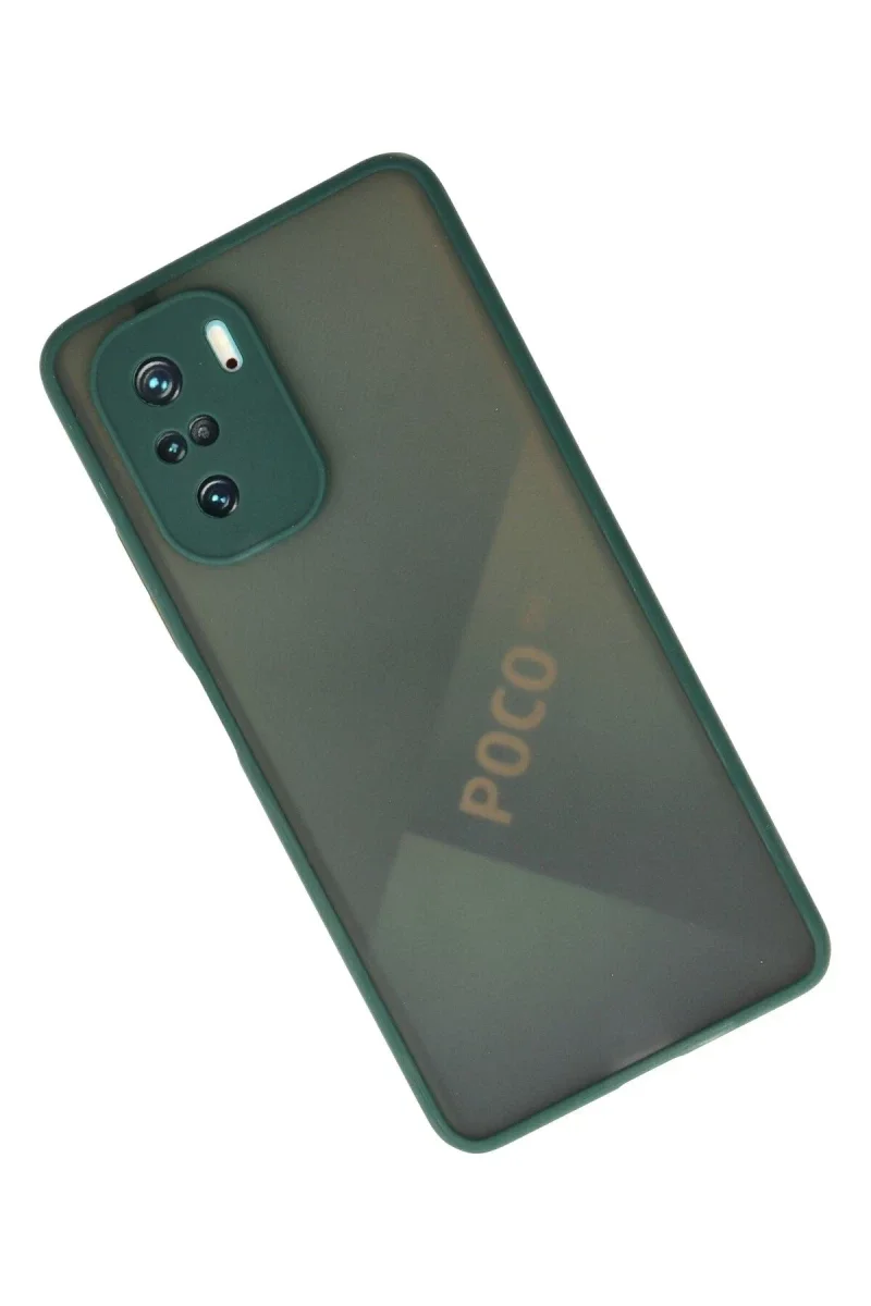 Xiaomi Poco F3 Kılıf Montreal Silikon Kapak - Yeşil Xiaomi Poco F3 Kılıf Montreal Silikon Kapak - Yeşil
