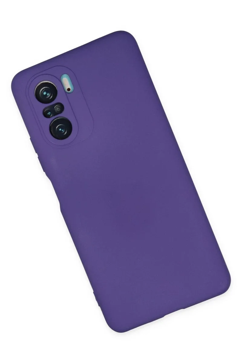 Xiaomi Poco F3 Kılıf Nano içi Kadife Silikon - Mor